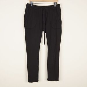Lis Lareida Lenny Jogging Black Trousers Womens Knit Pants Sz XL